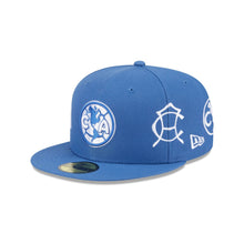 Load image into Gallery viewer, 59Fifty New Era Liga MX Club America Indigo - Gray UV
