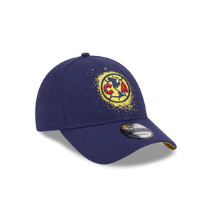 Liga MX 9Forty Snapback Spray Paint Club America Navy - Yellow UV