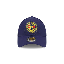 Load image into Gallery viewer, Liga MX 9Forty Snapback Spray Paint Club America Navy - Yellow UV
