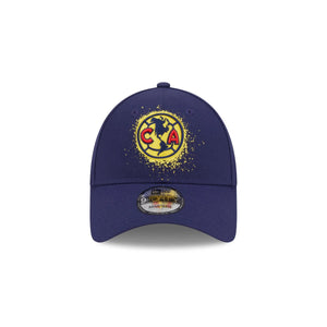 Liga MX 9Forty Snapback Spray Paint Club America Navy - Yellow UV