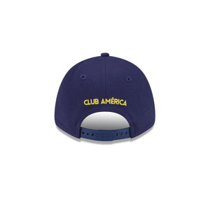 Liga MX 9Forty Snapback Spray Paint Club America Navy - Yellow UV