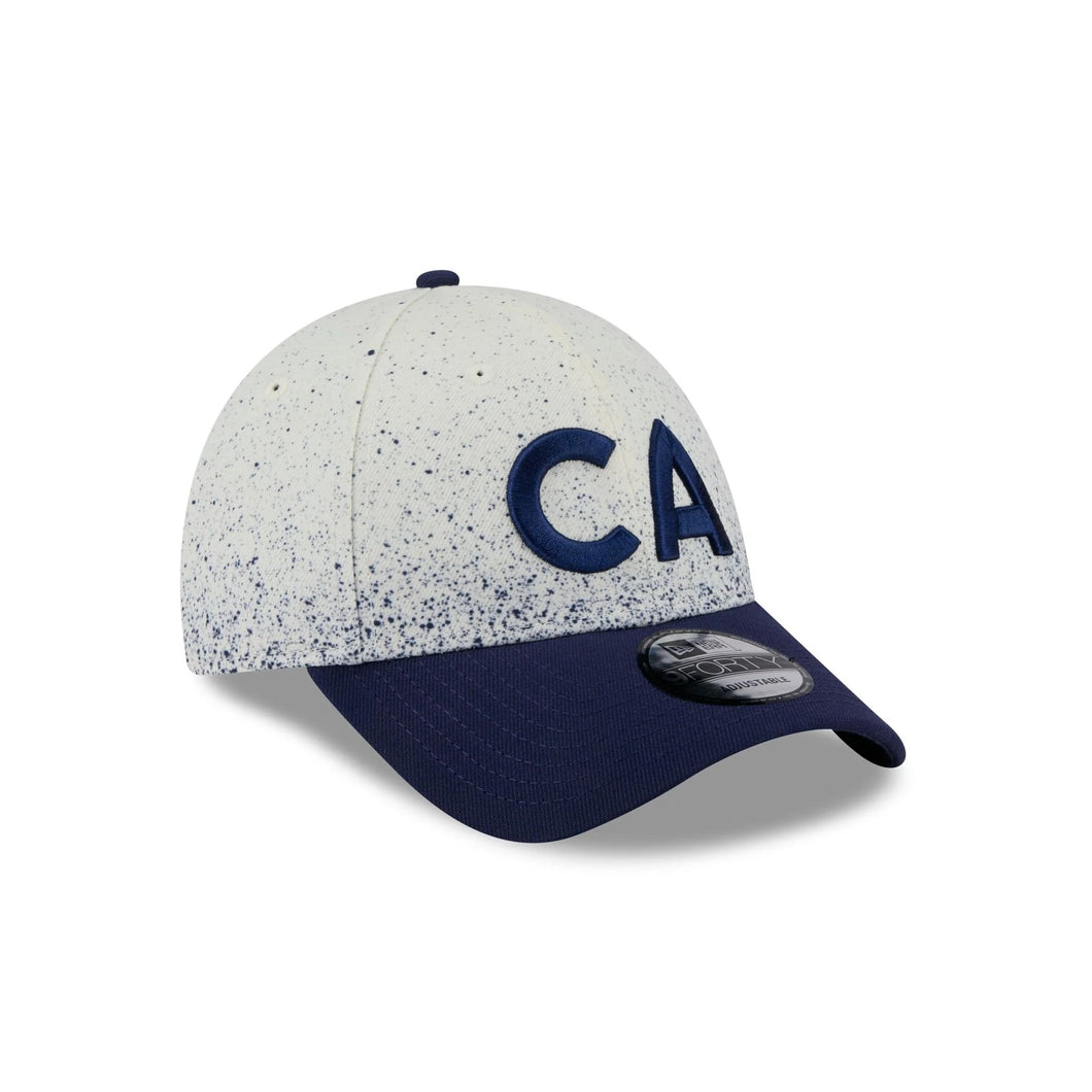 Liga MX 9Forty Adjustable Snapback Club America Splatter 2T White/Navy - Navy UV