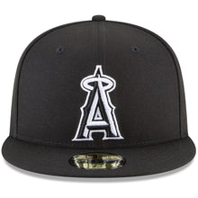 Load image into Gallery viewer, Men&#39;s New Era 59Fifty Anaheim Angels 2010 ASG Black/White Fitted - Gray UV
