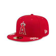 Load image into Gallery viewer, 59Fifty New Era Los Angeles Angels Script Red - Grey UV
