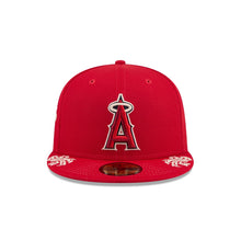 Load image into Gallery viewer, 59Fifty New Era Los Angeles Angels Script Red - Grey UV
