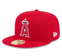 Load image into Gallery viewer, 59Fifty Los Angeles Angels Red 2025 Hall of Fame Fitted Hat - Green UV
