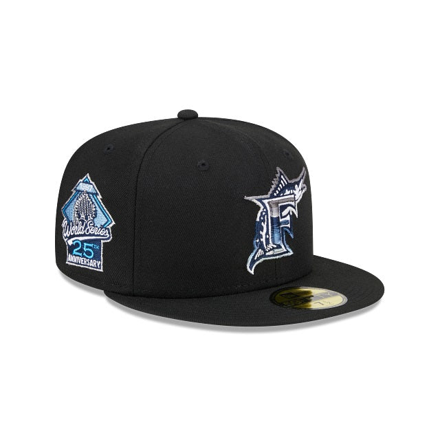 59Fifty Florida Marlins Raceway 25th Anniversary Fitted Hat - Gray UV