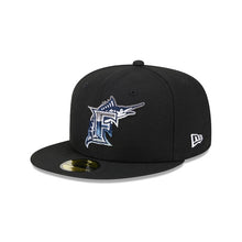 Load image into Gallery viewer, 59Fifty Florida Marlins Raceway 25th Anniversary Fitted Hat - Gray UV
