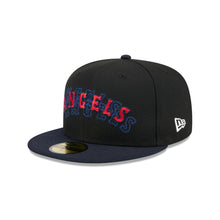 Load image into Gallery viewer, 59Fifty Anaheim Angels New Era Shadow Stitch Fitted Hat - Gray UV
