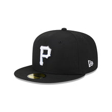 Load image into Gallery viewer, 59Fifty Pittsburgh Pirates Raceway 1960 Patch Fitted Hat - Gray UV
