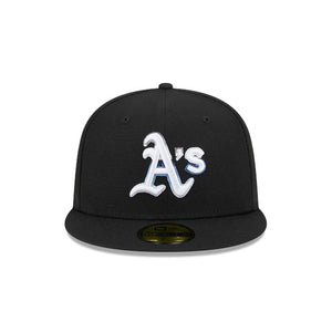 59Fifty Oakland Athletics Raceway 50th Anniversary Fitted Hat - Gray UV