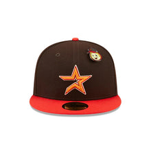 Load image into Gallery viewer, 59Fifty Houston Astros Elements 2-Tone Brown/Red - Gray UV
