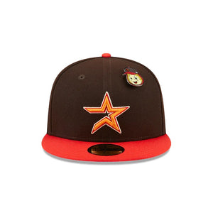 59Fifty Houston Astros Elements 2-Tone Brown/Red - Gray UV