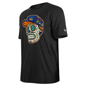 Houston Astros New Era Sugar Skull T-Shirt - Black