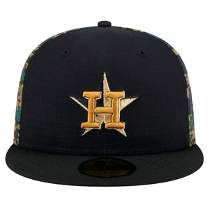 59Fifty Houston Astros Digi Camo Fitted Hat - Gray UV