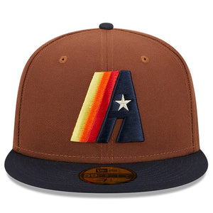 59Fifty Houston Astros Harvest 45th Anniversary Game 2T Brown/Navy - Gray UV