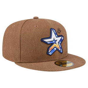 59Fifty Houston Astros New Era Logo Scribble Fitted Hat - Gray UV