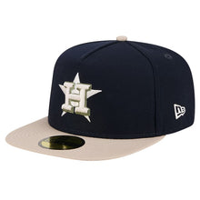 Load image into Gallery viewer, 59Fifty Canvas A-Frame Houston Astros 50th Anniversary 2-Tone - Grey UV
