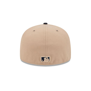 59Fifty Houston Astros 2T Camel/Navy Fitted Hat - Gray UV