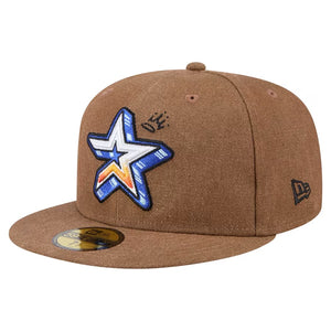 59Fifty Houston Astros New Era Logo Scribble Fitted Hat - Gray UV