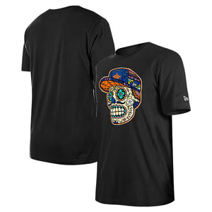 Houston Astros New Era Sugar Skull T-Shirt - Black