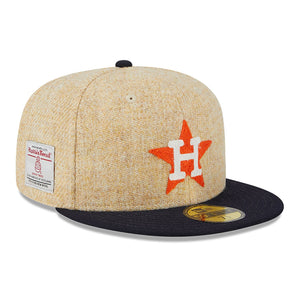 59Fifty Houston Astros Harris Tweed Beige/Navy - Grey UV