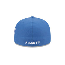 Load image into Gallery viewer, 59Fifty New Era Liga MX Atlas Futbol Club Indigo - Gray UV
