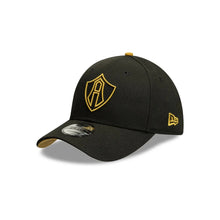 Load image into Gallery viewer, Liga MX 9Forty Snapback Atlas F.C. Alternate Logo Black - Bronze UV
