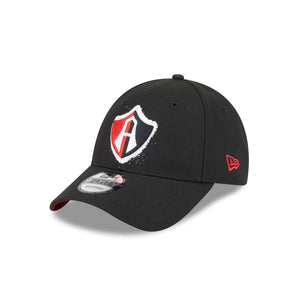Liga MX 9Forty Snapback Spray Paint Atlas F.C. Black - Red UV