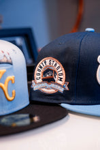 Load image into Gallery viewer, 59Fifty Cerveceros de Milwaukee Navy/Sky Blue - Green UV by [@yote_city]
