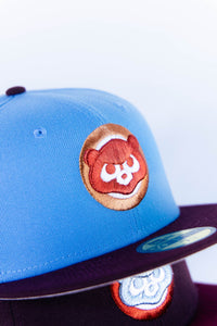 59Fifty Chicago Cubs 1990 All-Star Game 2-Tone Sky Blue/Maroon - Grey UV [P.ROSE]