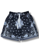 Load image into Gallery viewer, [BLACK PAISLEY] Basketball Shorts by La Villita Basketball
