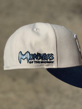 Load image into Gallery viewer, [ICEMAN BEARS] 59Fifty Chicago Bears "Monsters of the Midway" 2-Tone Stone/Navy - Sky Blue UV
