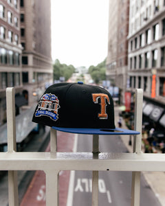 59Fifty Texas Rangers Final Season 2-Tone Black/Indigo - Grey UV [Loso]