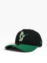 Load image into Gallery viewer, [KNOTT US]9Forty AF MLB Adjustable Snapback Chicago Cubs 2T Black/Kelly Green - Grey UV
