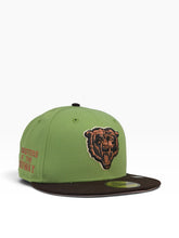 Load image into Gallery viewer, [Matcha Bears] 59Fifty Chicago Bears Matcha Green/Burnt Wood - Pink UV
