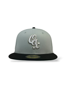 59Fifty Guerreros de Oaxaca Liga Mexicana 2-Tone Snow Grey/Black - Green UV