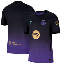Load image into Gallery viewer, Nike 2026/2027 F.C Barcelona Away Men's Dri-Fit Replica Soccer Jersey - Black/Purple
