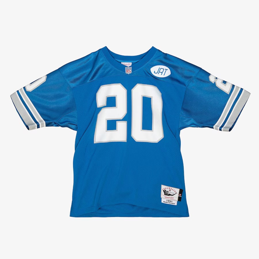 Mitchell & Ness Men's Barry Sanders Detroit Lions 1991 Authentic Jersey - Blue