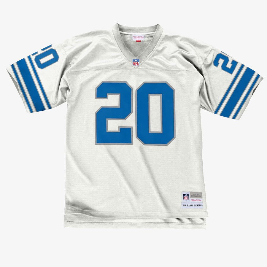 Mitchell & Ness Men's Barry Sanders Detroit Lions 1996 Legacy Player Jersey - White