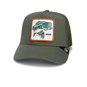 [BASS] - Goorin Bros "Gone Fishin" Adjustable Trucker Hat