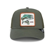 Load image into Gallery viewer, [BASS] - Goorin Bros &quot;Gone Fishin&quot; Adjustable Trucker Hat
