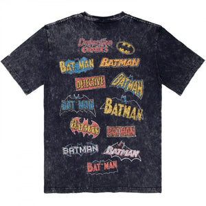 Men's New Era X DC Batman Logo Collection T-Shirt - Black