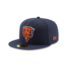 Load image into Gallery viewer, 59Fifty New Era Chicago Bears Basic Navy Fitted Hat - Grey UV
