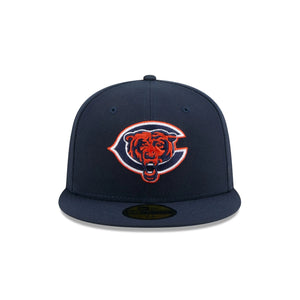 59Fifty New Era Chicago Bears Deceptor Navy Fitted Hat - Gray UV