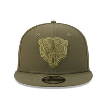 Load image into Gallery viewer, 9Fifty New Era Snapback Chicago Bears Color Pack Olive - Grey UV
