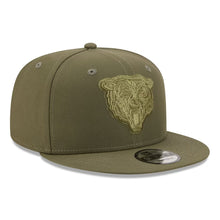 Load image into Gallery viewer, 9Fifty New Era Snapback Chicago Bears Color Pack Olive - Grey UV
