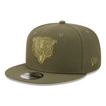 Load image into Gallery viewer, 9Fifty New Era Snapback Chicago Bears Color Pack Olive - Grey UV

