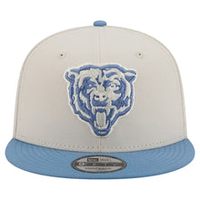 Load image into Gallery viewer, 9Fifty New Era Snapback Chicago Bears 2-Tone Stone/Blue - Grey UV
