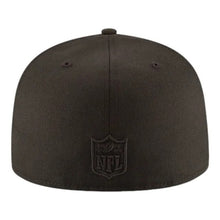 Load image into Gallery viewer, 59Fifty New Era Chicago Bears Basic Black on Black Fitted Hat - Gray UV
